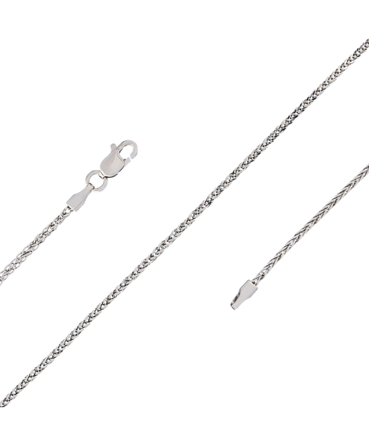 Balto aukso grandinėlė "Spiker" 1.1mm  - Goldinga