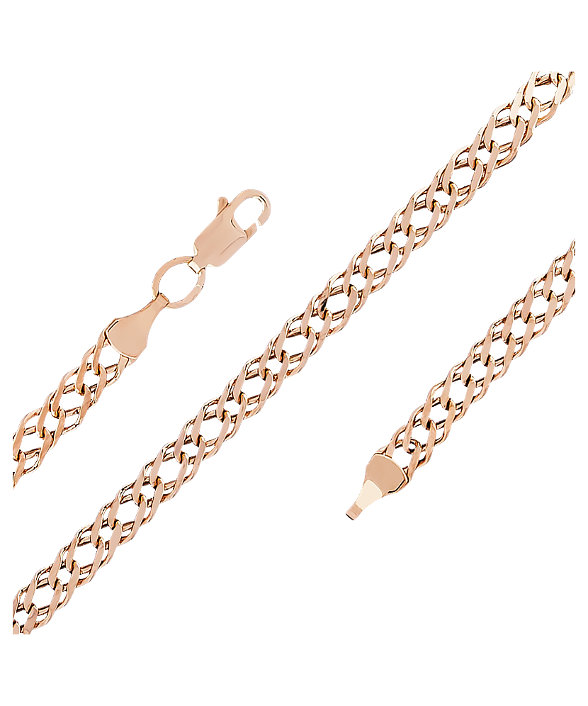 Auksinė grandinėlė "Rombo" 4.3mm  - Goldinga