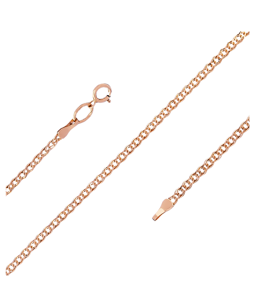 Auksinė vientisa apyrankė "Mona Liza" 2.2mm  - Goldinga