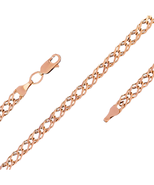 Auksinė apyrankė "Rombo" 4.3mm  - Goldinga