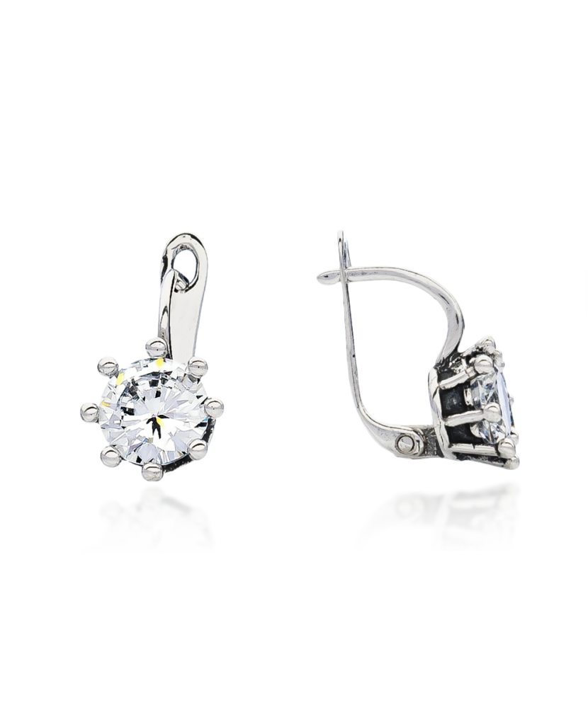 Sidabriniai auskarai su cirkoniu  - Goldinga