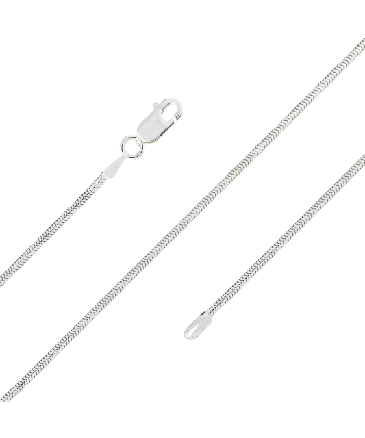 Sterling silver chain "Snake" 1.5mm
