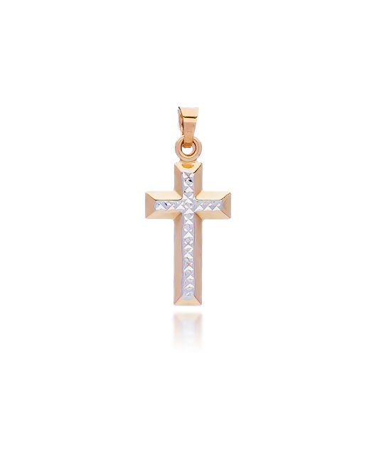 Gold pendant "cross"