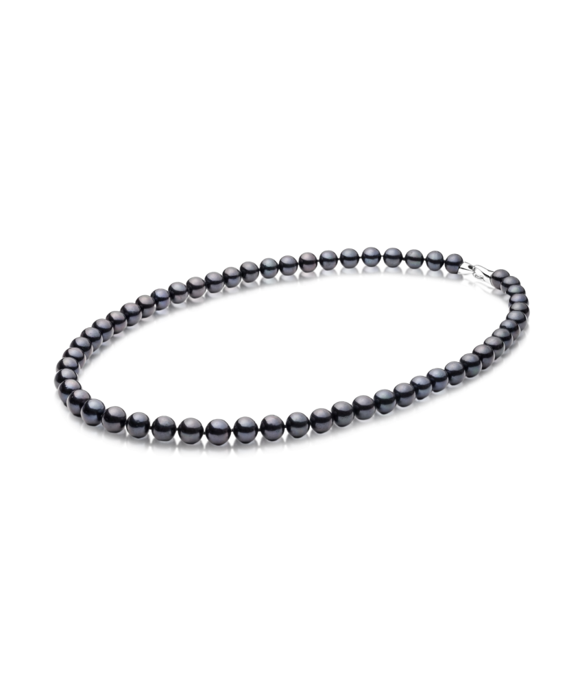 Pearl necklaces with sterling silver