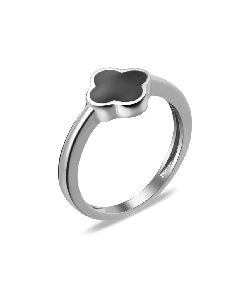 Sidabrinis žiedas su emale  - Goldinga