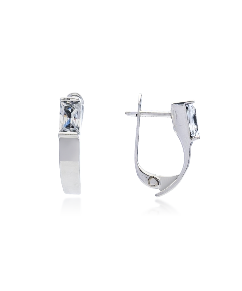 Sidabriniai auskarai su cirkoniu  - Goldinga