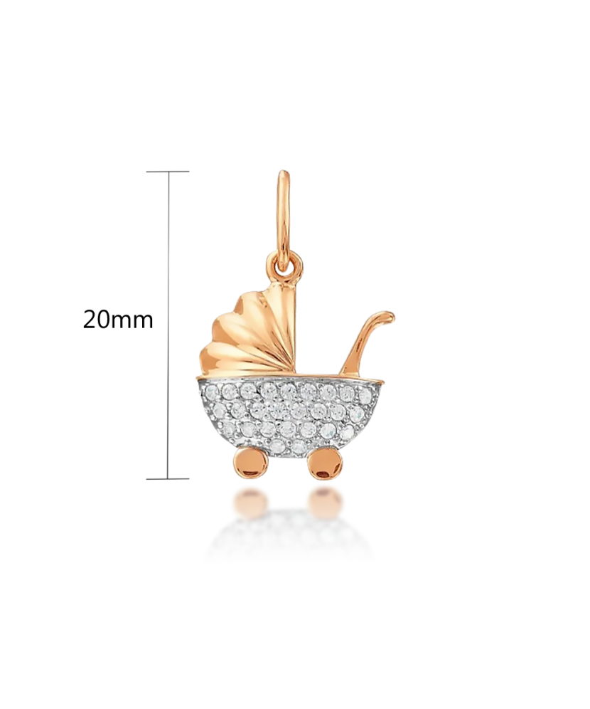 Auksinis pakabukas "Vežimėlis"  - Goldinga