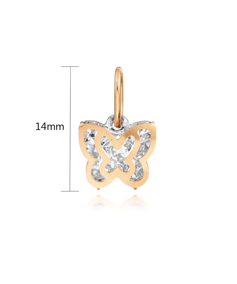 Gold pendant "butterfly"