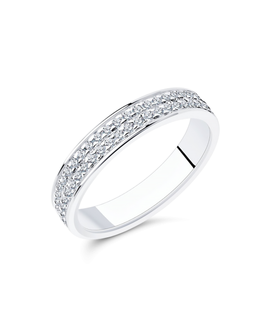 Sidabrinis žiedas su cirkoniais  - Goldinga