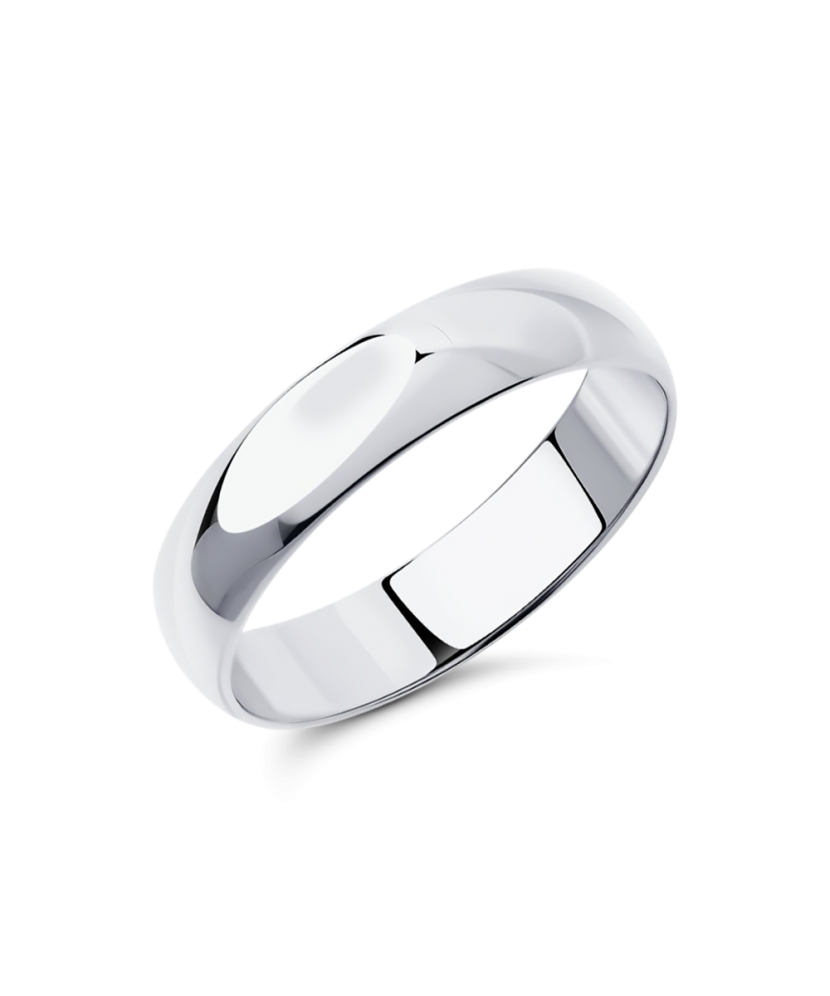 Sterling silver wedding ring 4mm