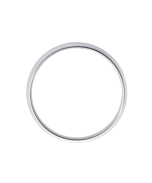 Sterling silver wedding ring 4mm