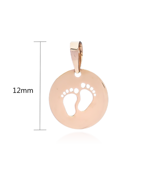 Gold pendant "foots"