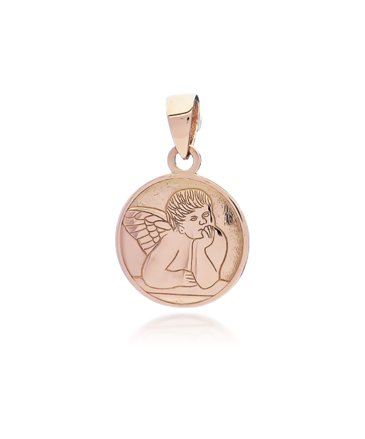 Gold pendant "angel"