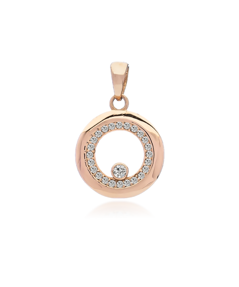 Auksinis pakabukas su cirkoniais  - Goldinga