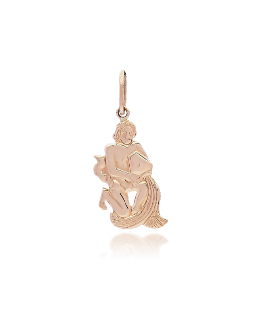 Gold pendant  "Aquarius "