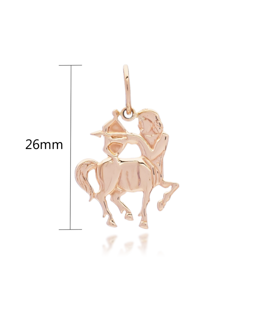 Gold pendant  "Sagittarius "