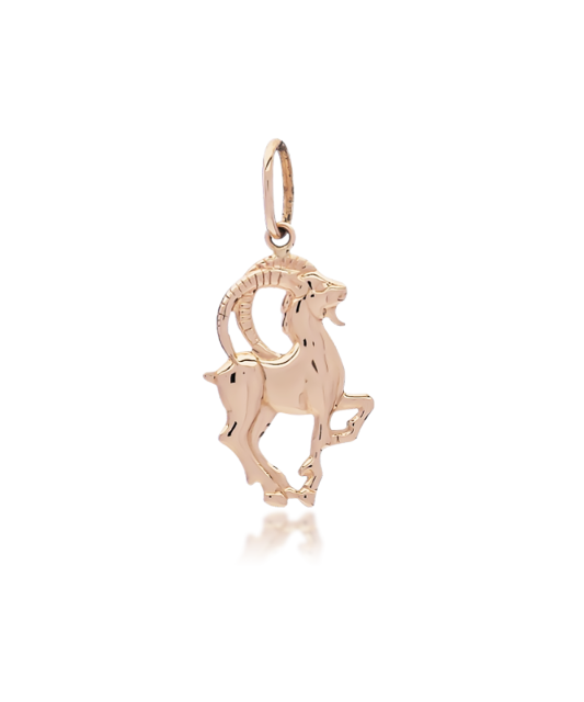 Gold pendant  "Capricorn "