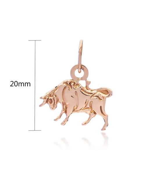 Gold pendant "Taurus "