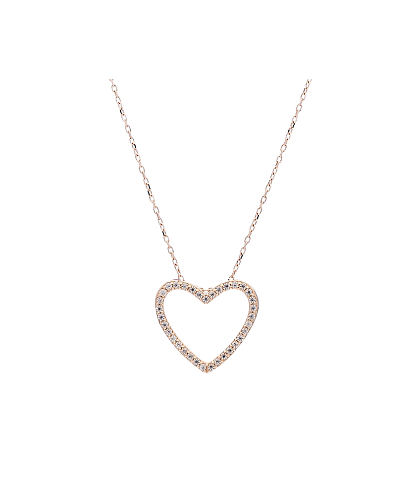 Gold chain with pendant "heart"