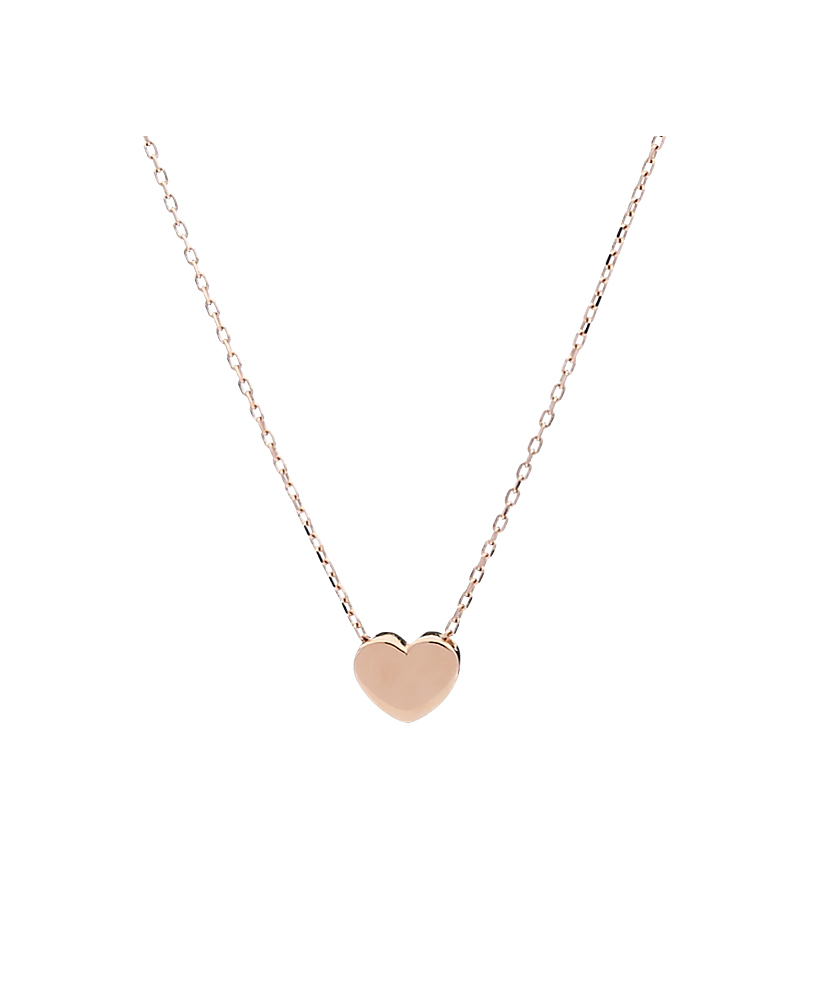 Gold chain with pendant "heart"