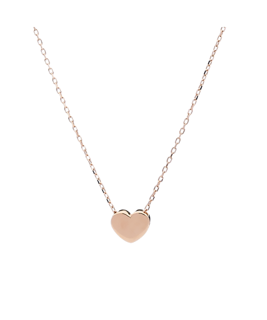 Gold chain with pendant "heart"