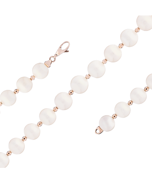 Pearl braceletwith gold