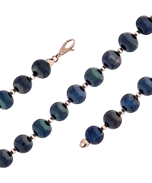 Pearl braceletwith gold
