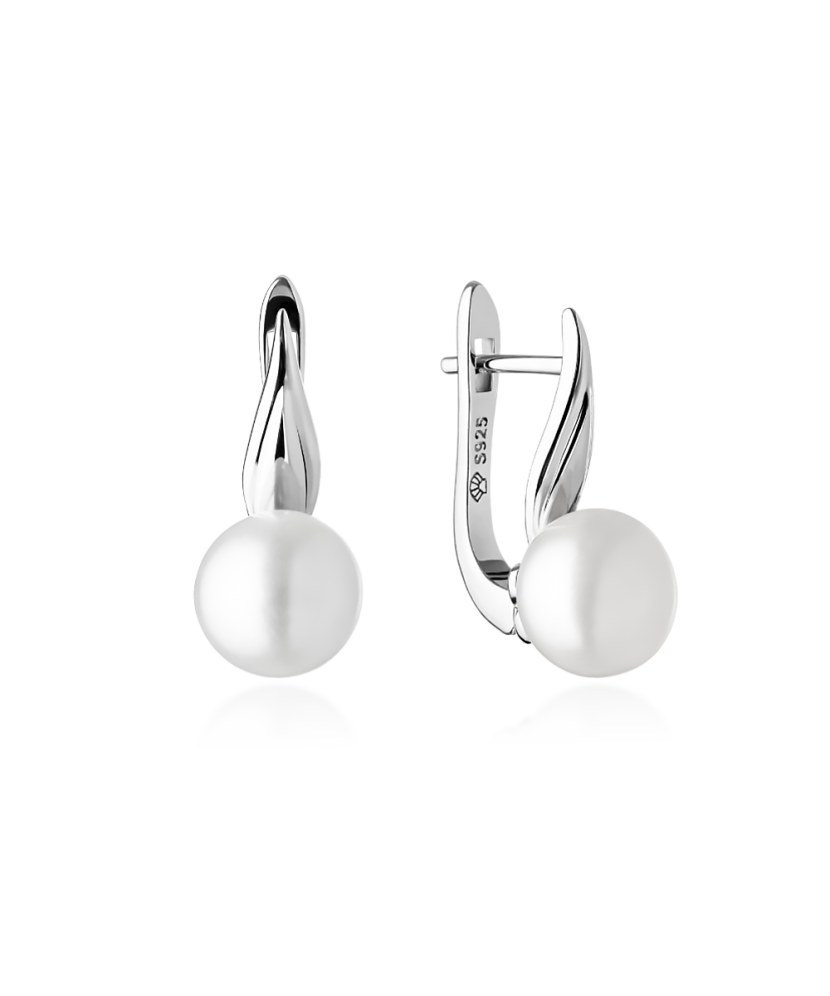 Sidabriniai auskarai su perlais  - Goldinga