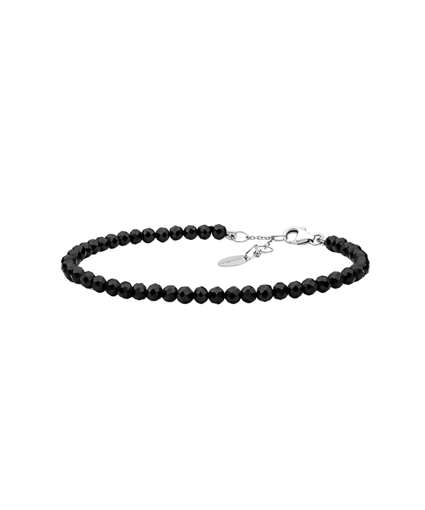 Bracelet with spinels and silver