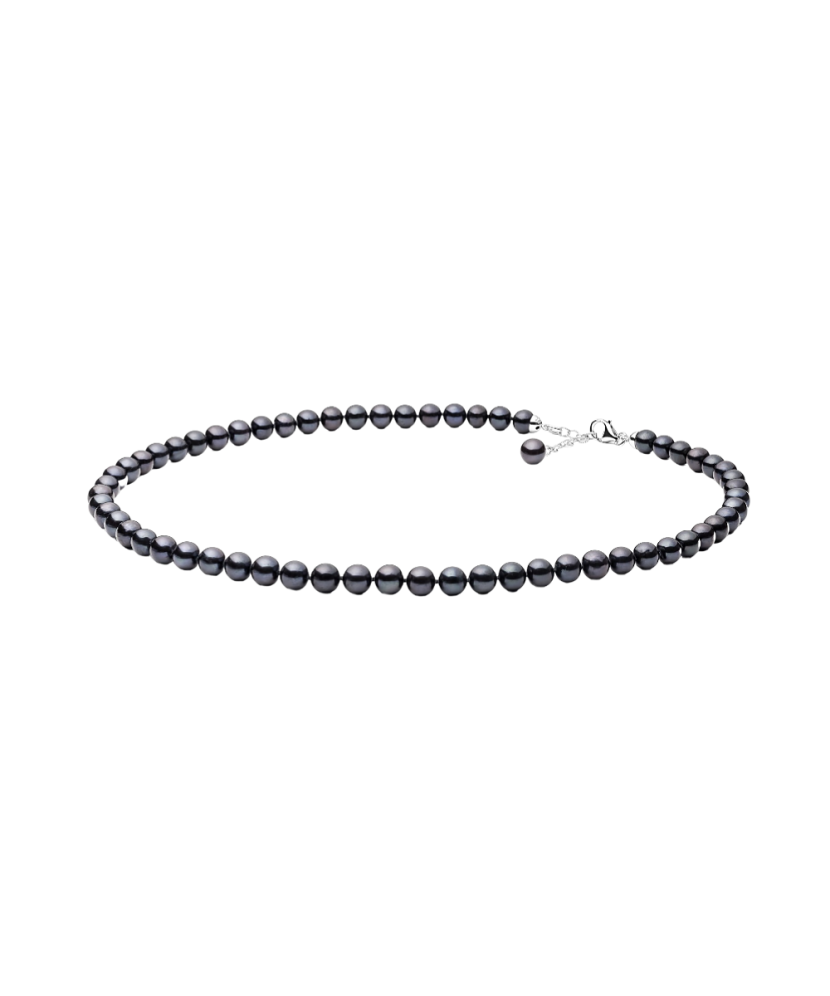 Pearl necklaces with sterling silver