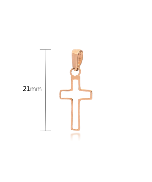 Gold pendant "cross"