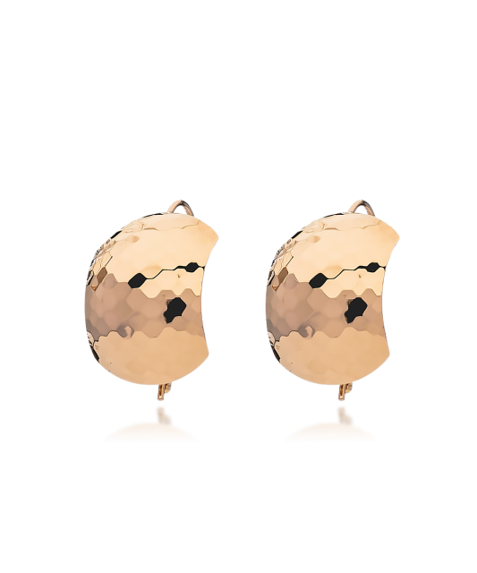 Gold earrings