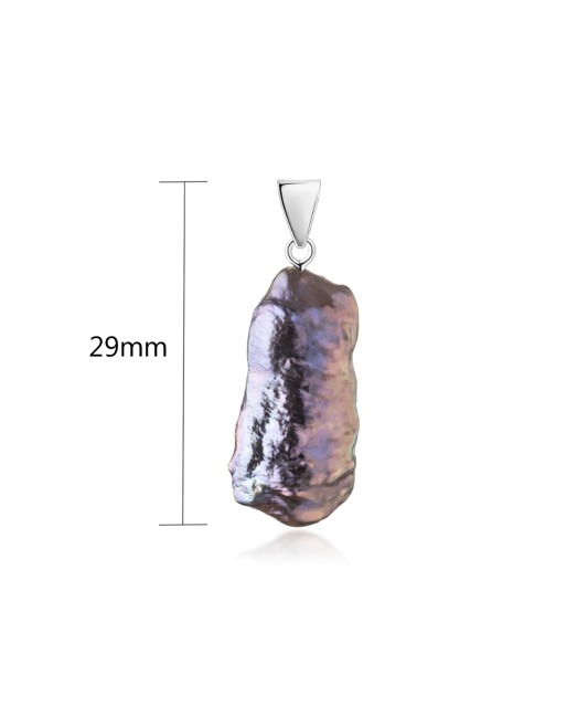 Sidabrinis pakabukas su perlu  - Goldinga