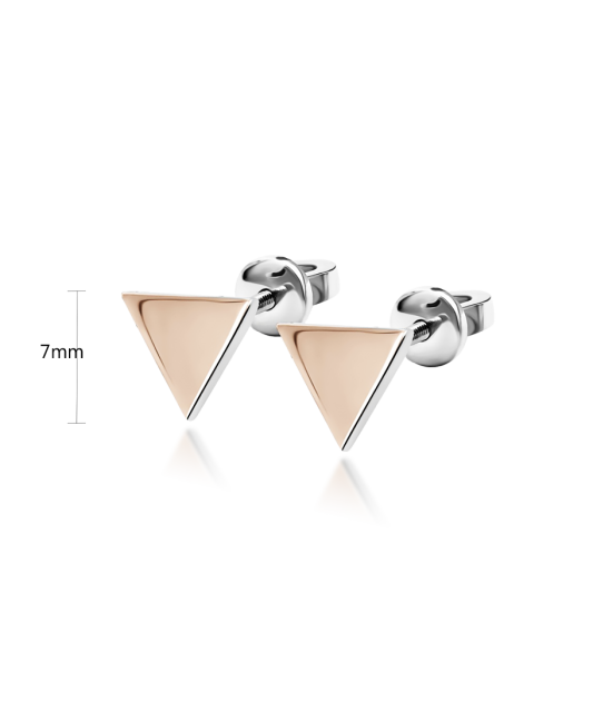 Sterling silver earrings gold plated