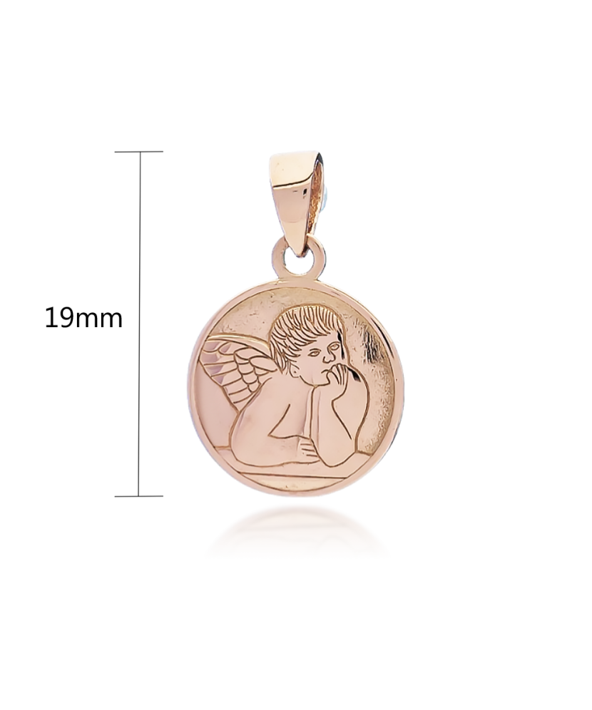 Gold pendant "angel"