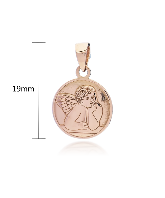 Gold pendant "angel"