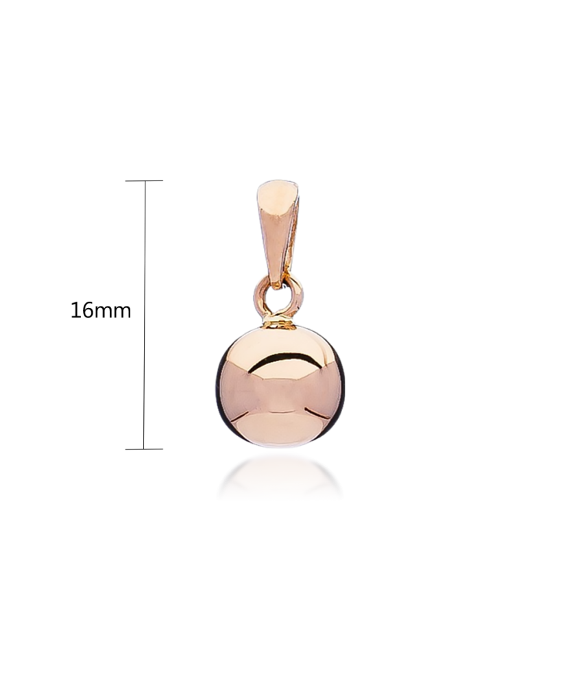 Gold pendant "Bubbles"