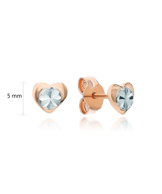 Auksiniai auskarai "Širdutės"  - Goldinga