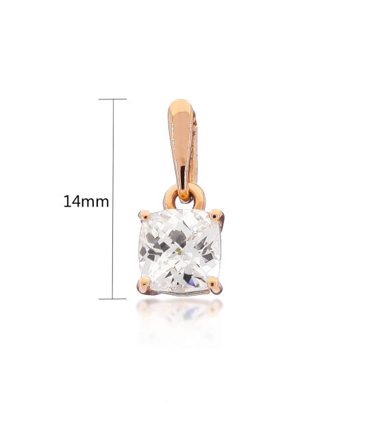 Auksinis pakabukas su cirkoniu  - Goldinga