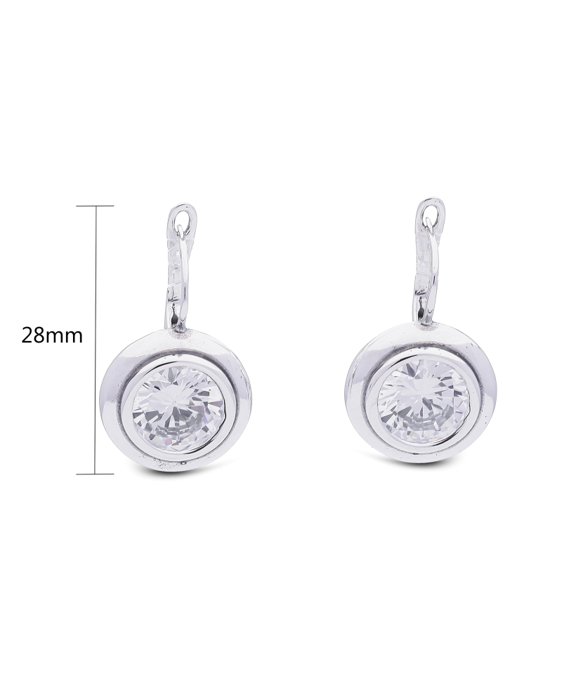 Sidabriniai auskarai su cirkoniu  - Goldinga