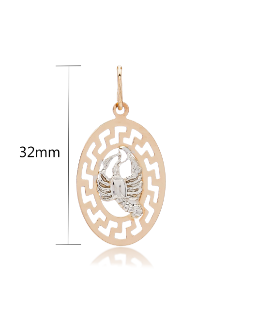 Gold pendant "Cancer "