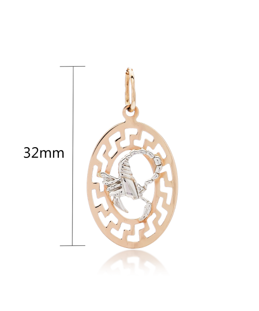 Gold pendant "Scorpio "
