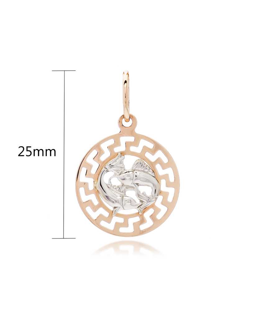 Gold pendant "Pisces  "