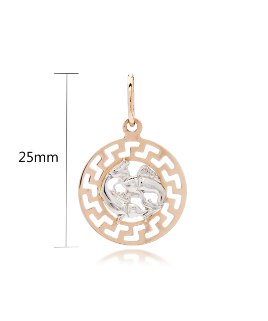 Gold pendant "Pisces  "
