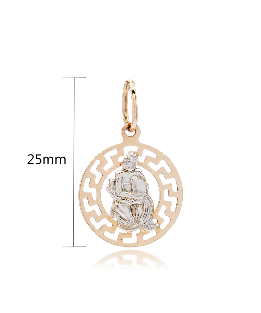 Gold pendant "Aquarius "
