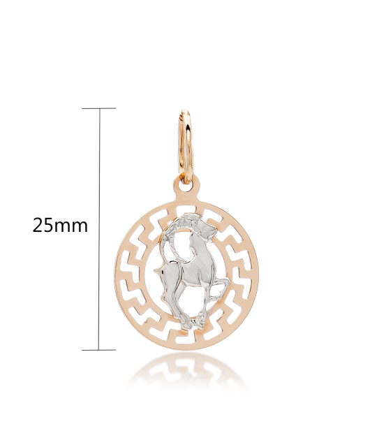 Gold pendant "Capricorn "