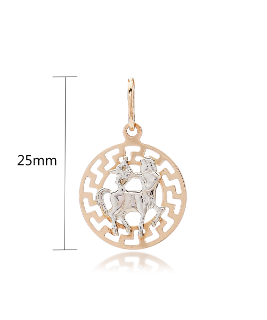 Gold pendant "Sagittarius "