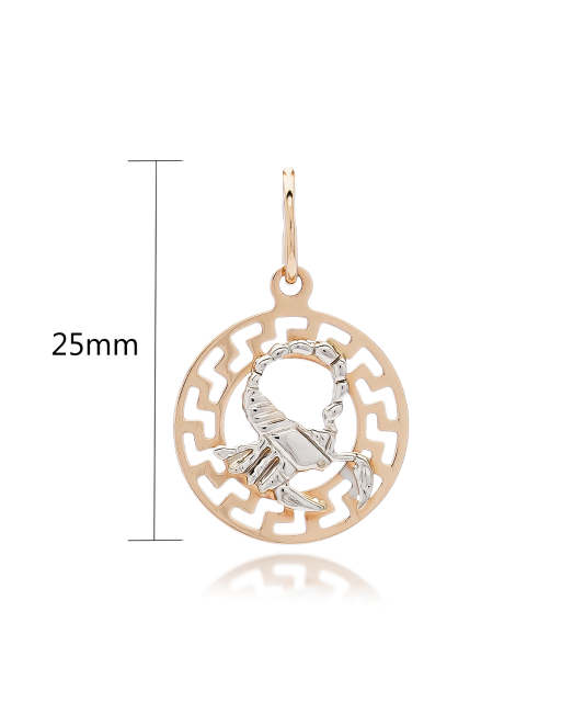 Gold pendant "Scorpio "