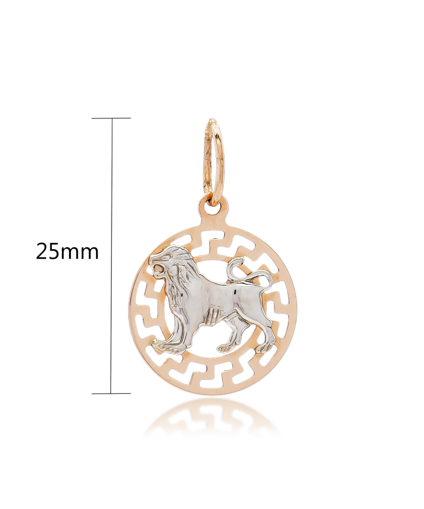Gold pendant "Leo "