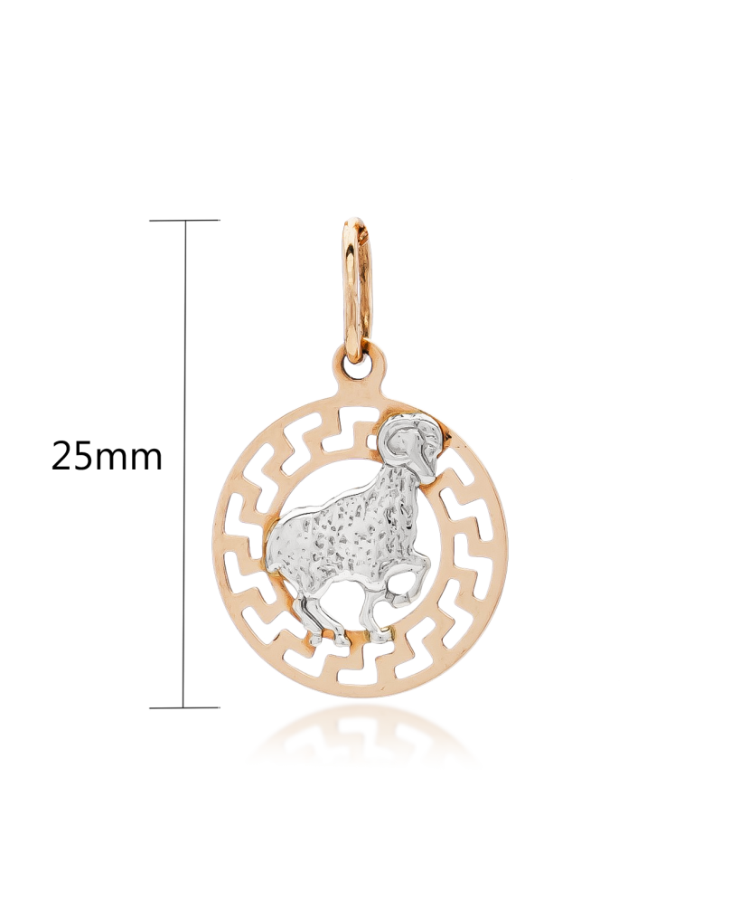 Gold pendant "Aries  "